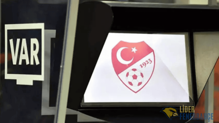 TFF, 25. Haftanın VAR Kayıtlarını Yayınladı