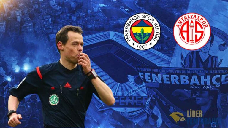 Fenerbahçe-Antalyaspor VAR Hakemi