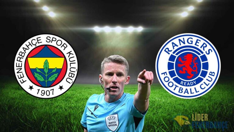 Fenerbahçe-Rangers Maçına İspanyol Hakem