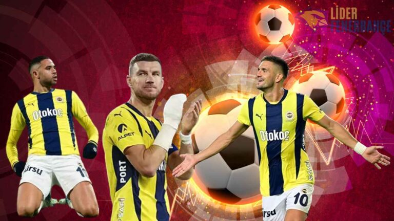 Fenerbahçe'nin Üç Silahşorları Gol Krallığında